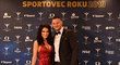 Lukáš Krpálek s manželkou Evou na vyhlášení Sportovce roku 2019