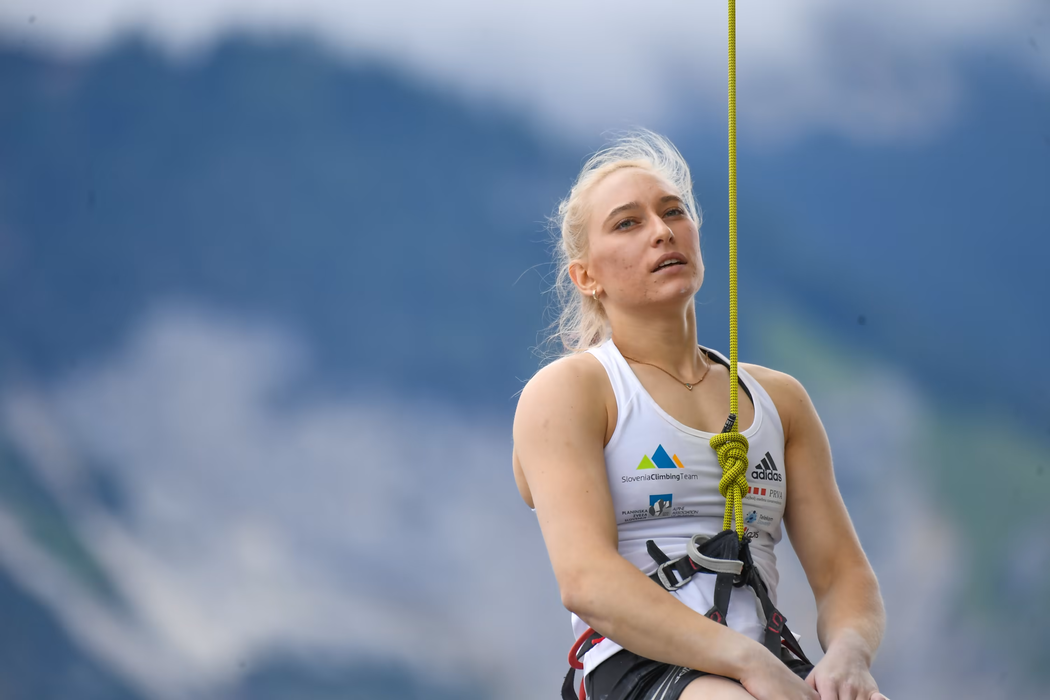 Slovinská lezkyně Janja Garnbretová