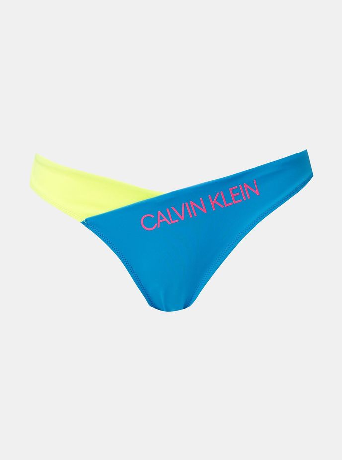 Žluto-modrý spodní díl plavek Calvin Klein Underwear, zoot.cz, 1029 Kč