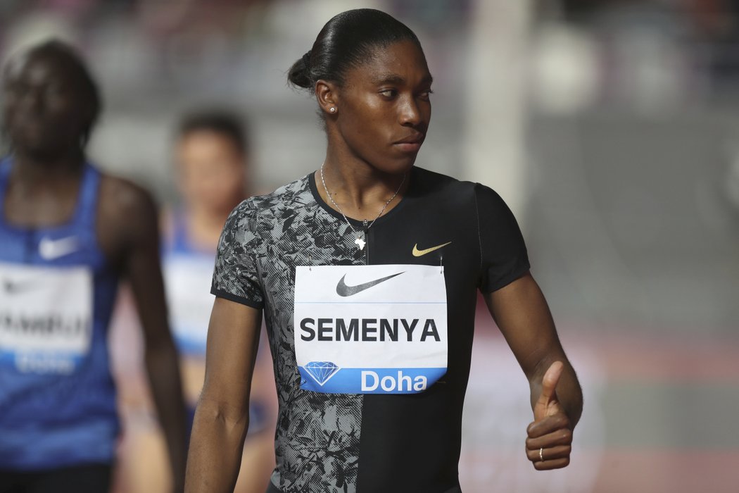 Caster Semenyaová vyhrála na Diamantové lize v Dauhá svou poslední osmistovku před zavedením pravidla o hormonální léčbě