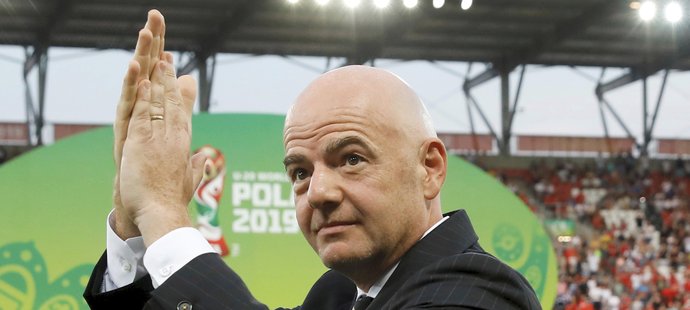 Předseda organizace FIFA Gianni Infantino