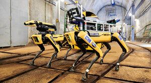 Robot v pražském podzemí: Slavný Spot mapuje kolektory hlavního města