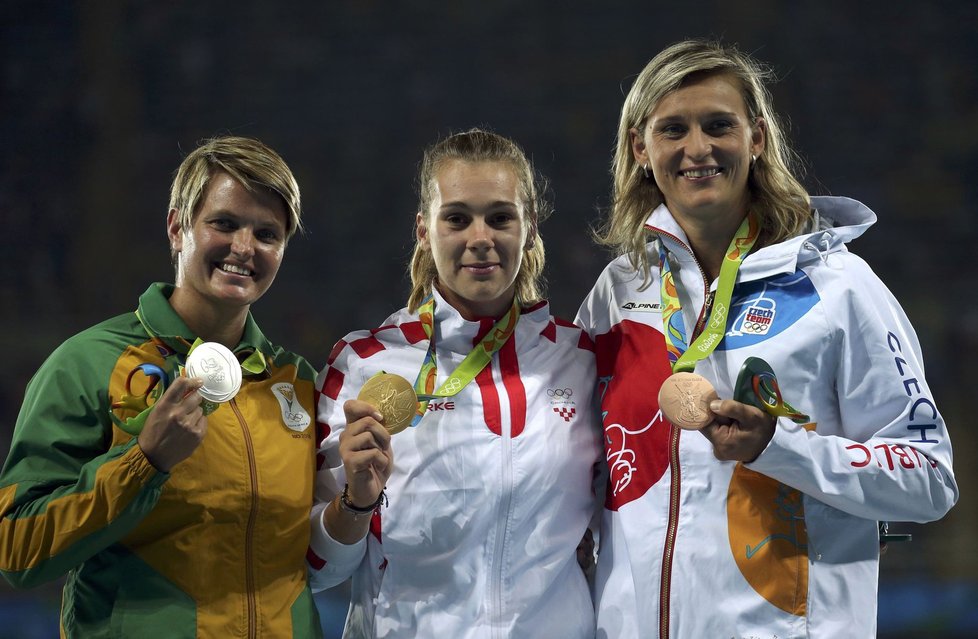 Barbora Špotáková převzala bronzovou medaili z olympijských her z Ria