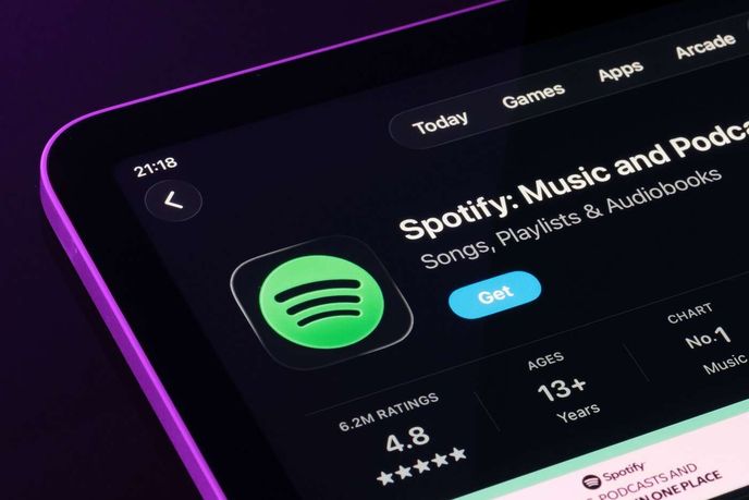 Spotify Wrapped je k nalezení na domovské stránce aplikace Spotify. Spotify Wrapped je k nalezení na domovské stránce aplikace Spotify.