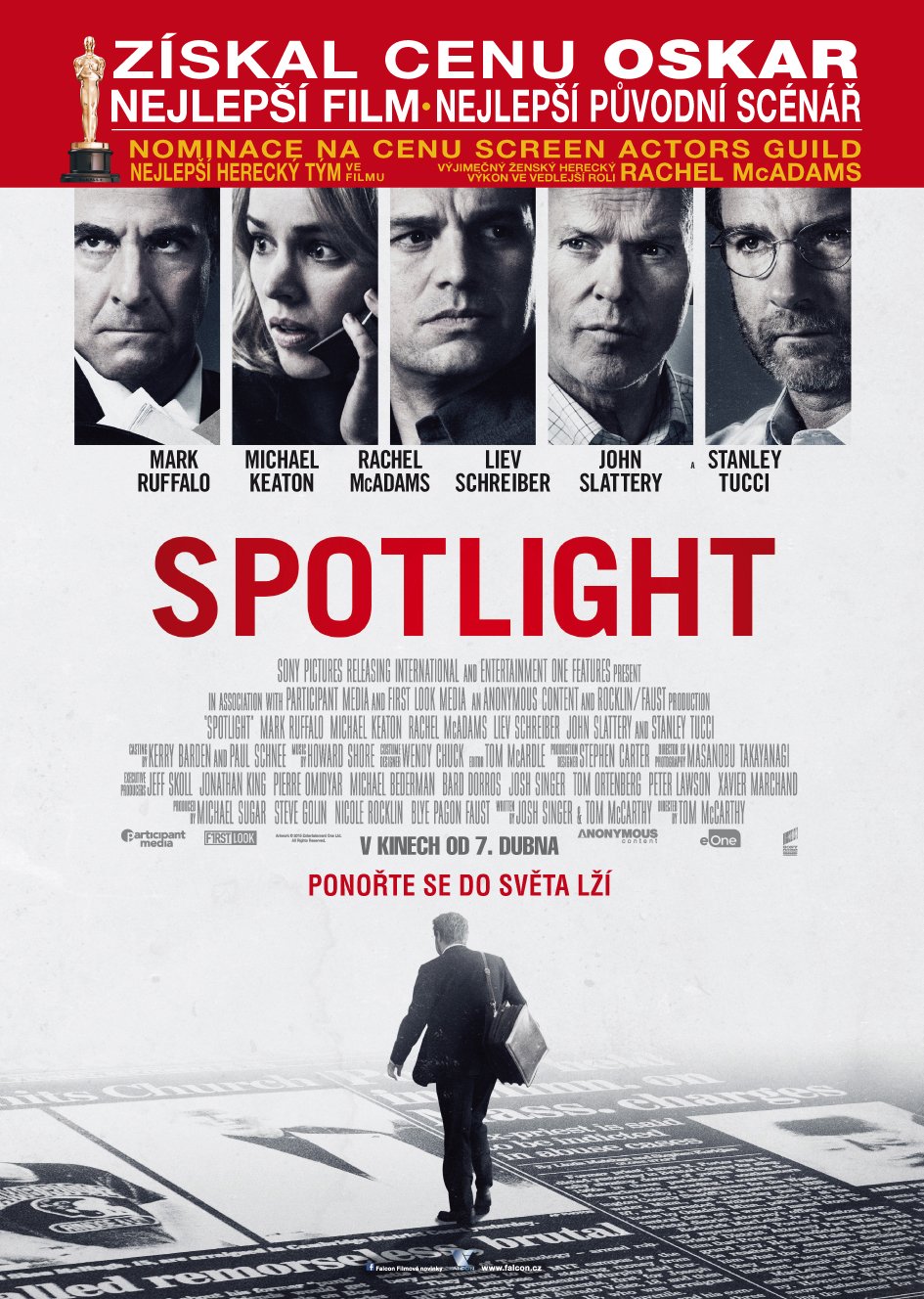 Oficiální plakát k filmu Spotlight