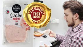 Kuřecí šunka nejvyšší jakosti? Kdepak! Laboratoř odhalila výrobek, v němž chybí maso!