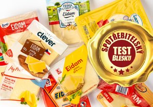 Blesk nechal otestovat 30% sýry eidam. Jak kvalitní jsou?