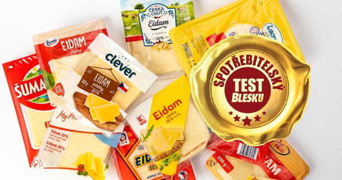 Blesk nechal otestovat 30% sýry eidam. Jak kvalitní jsou?
