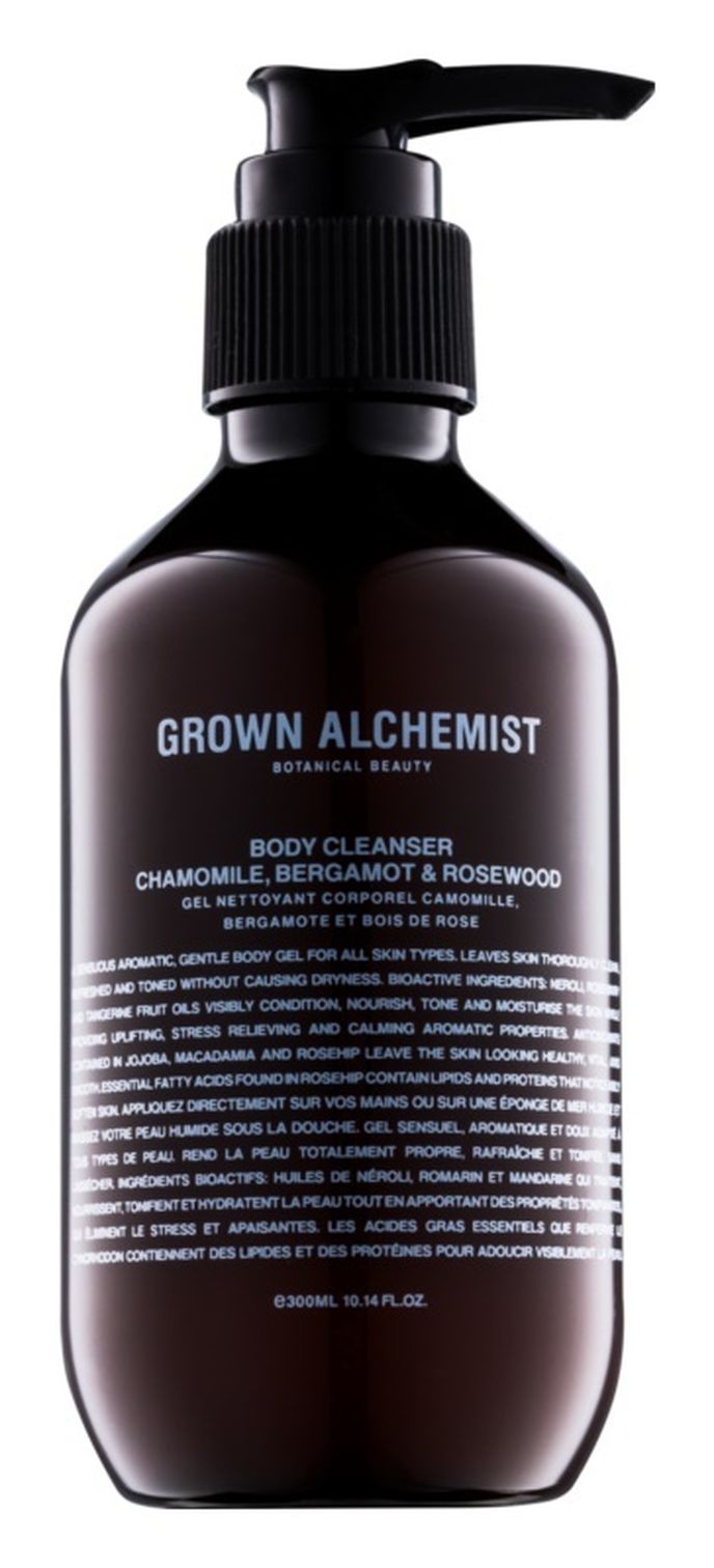 Sprchový a koupelový gel Hand a Body, Grown Alchemist, prodává douglas.cz, 585 Kč/300 ml