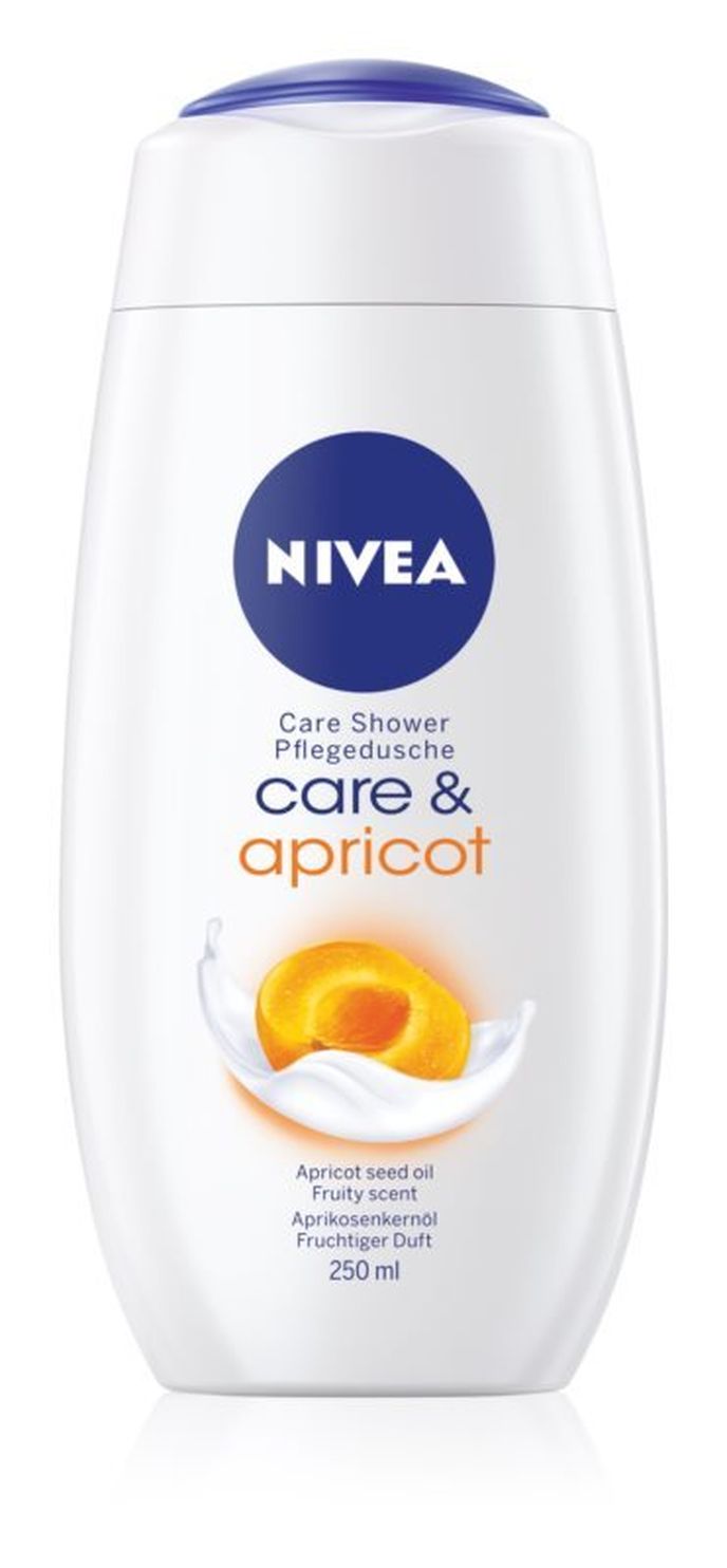 Pečující sprchový gel Care Shower Apricot, Nivea, 68 Kč/250 ml