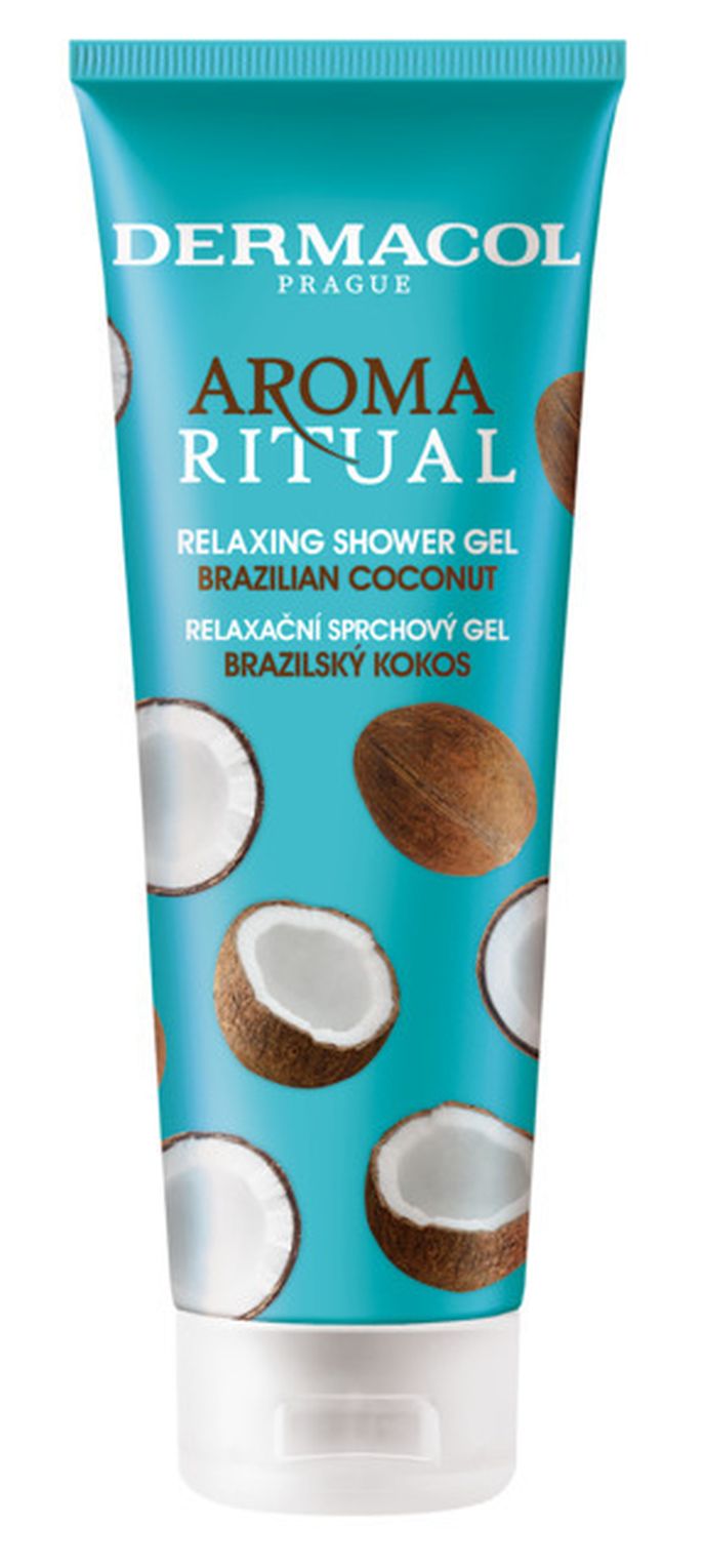 Relaxační sprchový gel Aroma Ritual - Brazilský kokos, Dermacol, 60 Kč/250 ml