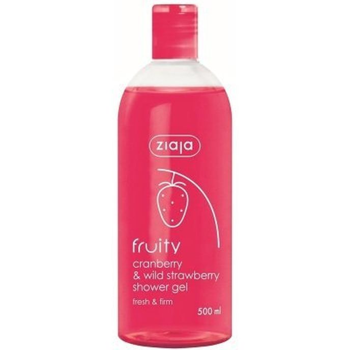 Hydratační sprchový gel Fruity Cranberry a Wild Strawberry, Ziaja, notino.cz, 81 Kč/500 ml