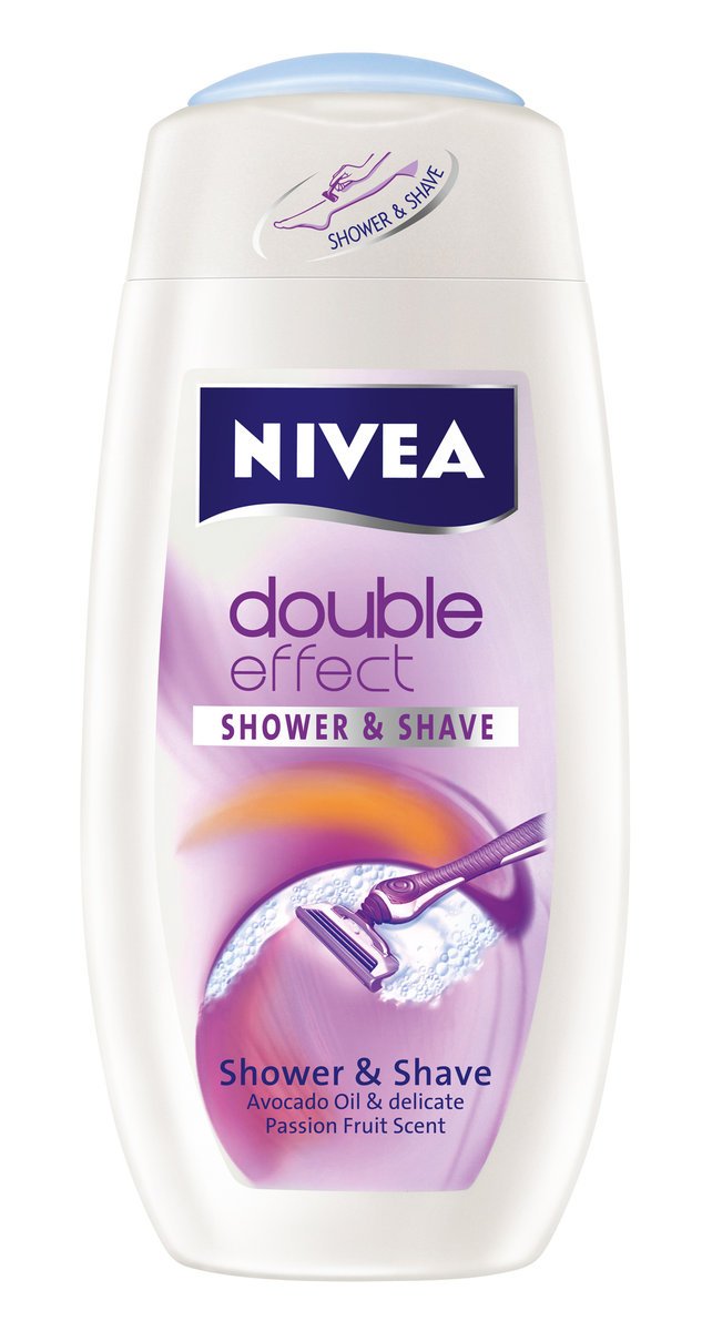 Krémový sprchový gel na mytí i holení Double Effect Shower & Shave, Nivea, 67,90 Kč