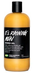 Sprchový gel na vlasy i tělo Lush It´s Raining Men, 215 Kč (100 ml)