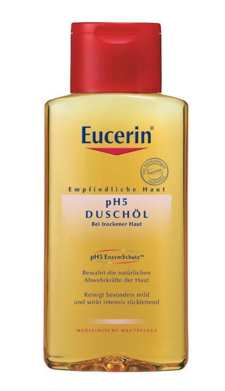 Eucerin pH5 Relipidační sprchový olej, 199 Kč za 200 ml, koupíte v síti drogerií