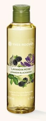 Yves Rocher Sprchový olej Levandule a ostružina, 139 Kč za 200 ml, koupíte na www.yves-rocher.cz nebo v prodejnách Yves Rocher