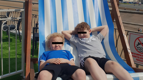 Oliver, který umřel na inhalaci spreje.