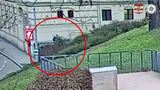 Nuda v Brně: Mladík zapomněl klíče, nemohl domů, tak posprejoval domy i lavičky