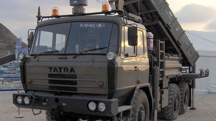 Systém SPYDER na podvozku Tatra.