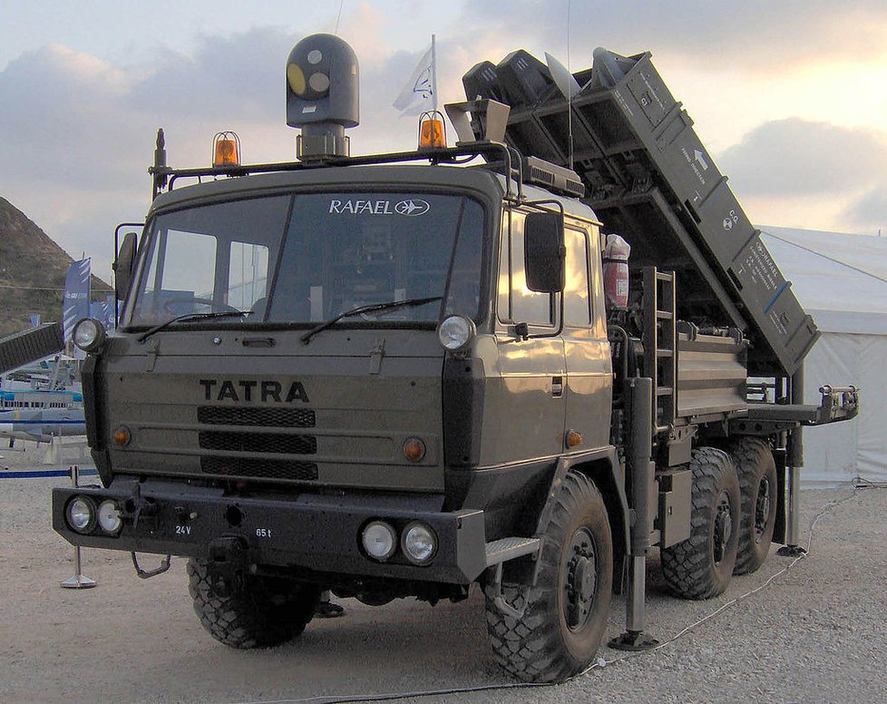Systém SPYDER na podvozku Tatra