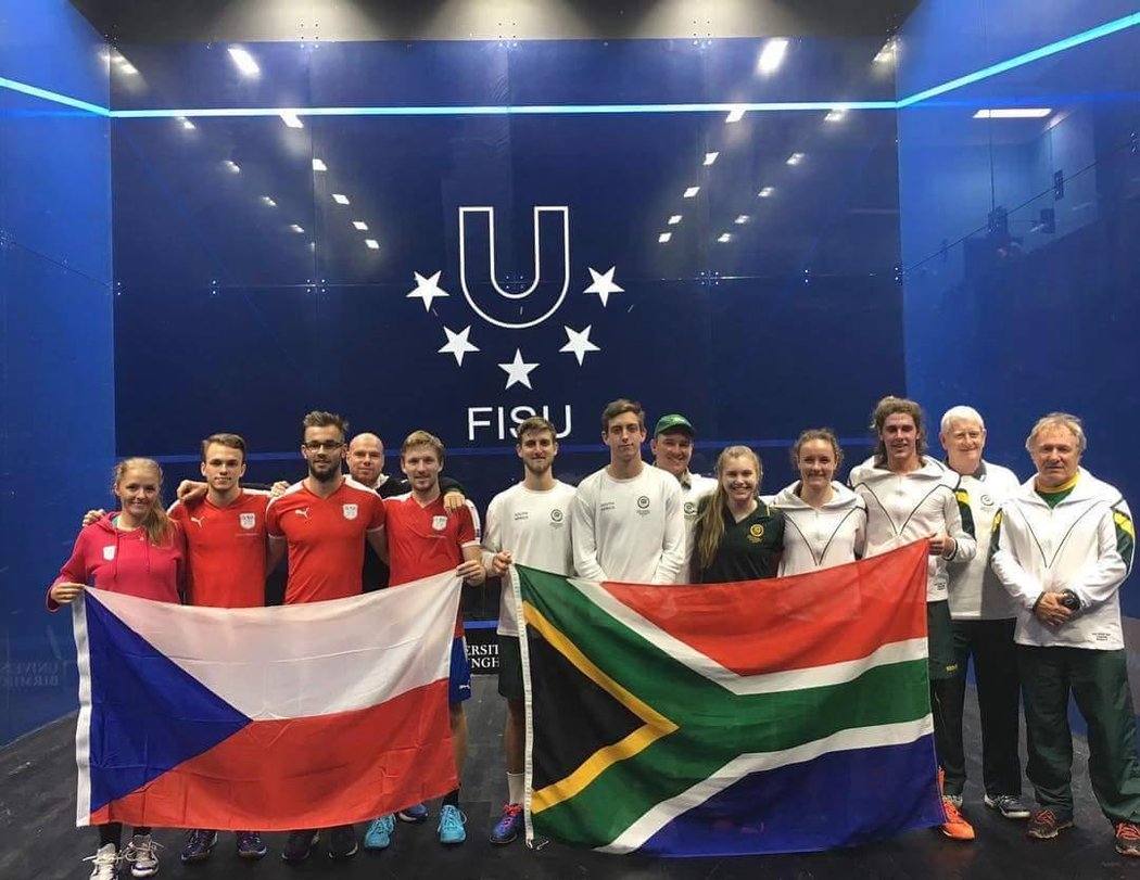 Čeští squashisté dosáhli na akademickém šampionátu na páté místo