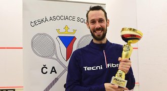 Překvapení: Squashový Czech Open ovládl francouzský náhradník Verseille