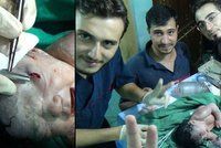 Miminko se narodilo se šrapnelem v hlavě! Syrští lékaři ho zachránili