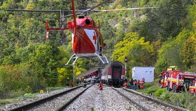 Srážka rychlíků na Slovensku.