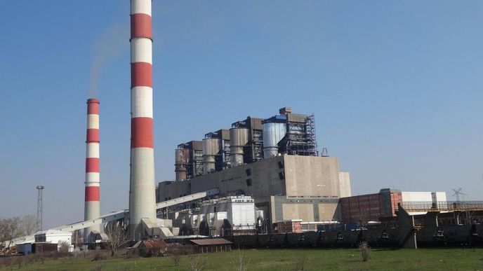 Srbská uhelná elektrárna Nikola Tesla A