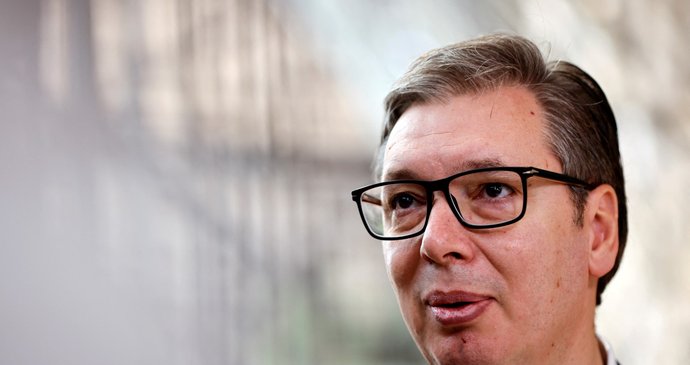Srbský prezident Aleksandar Vučić
