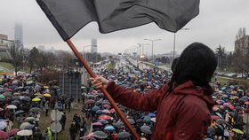 Protesty proti těžbě lithia v Srbsku