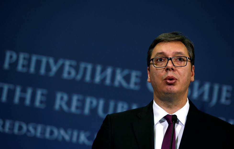 Srbský prezident Aleksandar Vučić