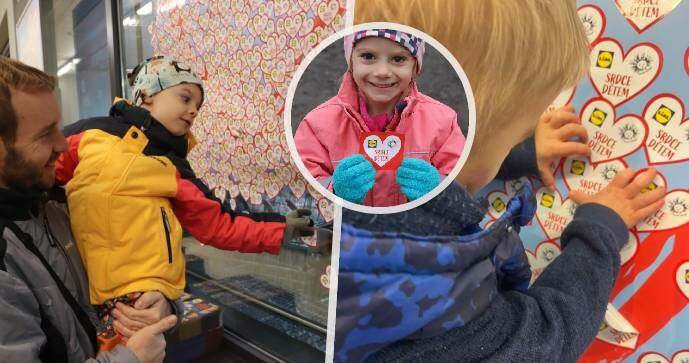 Srdce dětem v Lidlu pomáhá rodinám s vážně nemocnými dětmi.