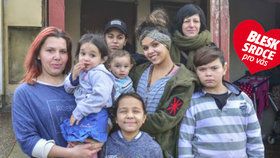 Rodina s šesti dětmi, které pomohla organizace Respondeo