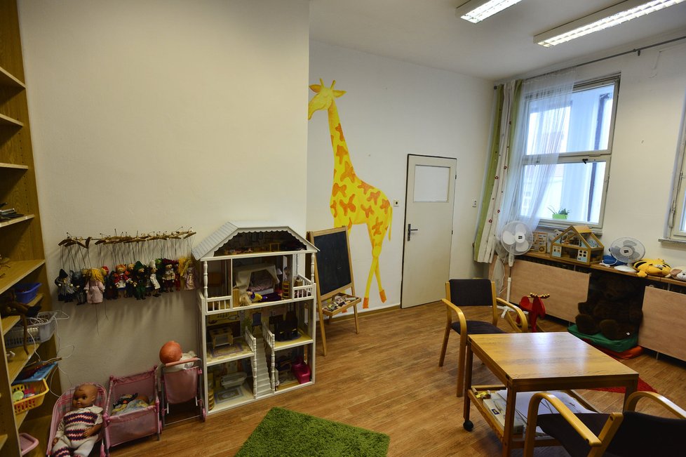 Dětské krizové centrum v Praze: Prostory v sídle organizace jsou připraveny i pro nejmenší děti.