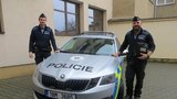 Neváhali ani vteřinu: Policisté Robin a Jiří z Boskovic zachránili ženu po srdečním kolapsu
