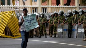 Krize na Srí Lance (22. 7. 2022)