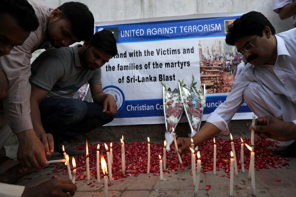 Pieta za oběti teroristických útoků na Srí Lance (23. 4. 2019)
