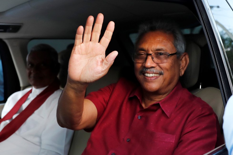 Nový srílanský prezident Gotabaja Radžapaksa