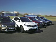 Hyundai ix35 vs. Mazda CX-5 vs. Nissan Qashqai vs. Škoda Yeti vs. Volkswagen Tiguan