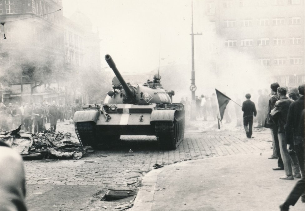 Srpen 1968 - okupace Sovětskou armádou