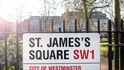 Londýnské St James&#39;s Square, kde v červnu získala CPI kancelářskou budovu
