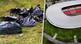 Stadion pro nároďák na MS: 456 pytlů s mrtvolami! Stadion pro nároďák na MS: 456 pytlů s mrtvolami!