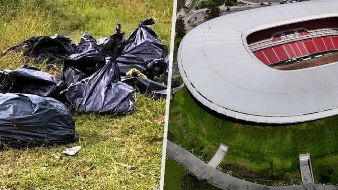 U stadionu objevili hrůzný nález.