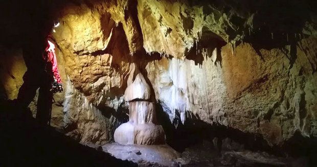 Jeskyně skrývala zajímavý úkaz: Krápníkový útvar ve tvaru penisu!