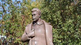 Stalinova socha v moskevském Parku umění