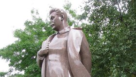 Stalinova socha v moskevském Parku umění