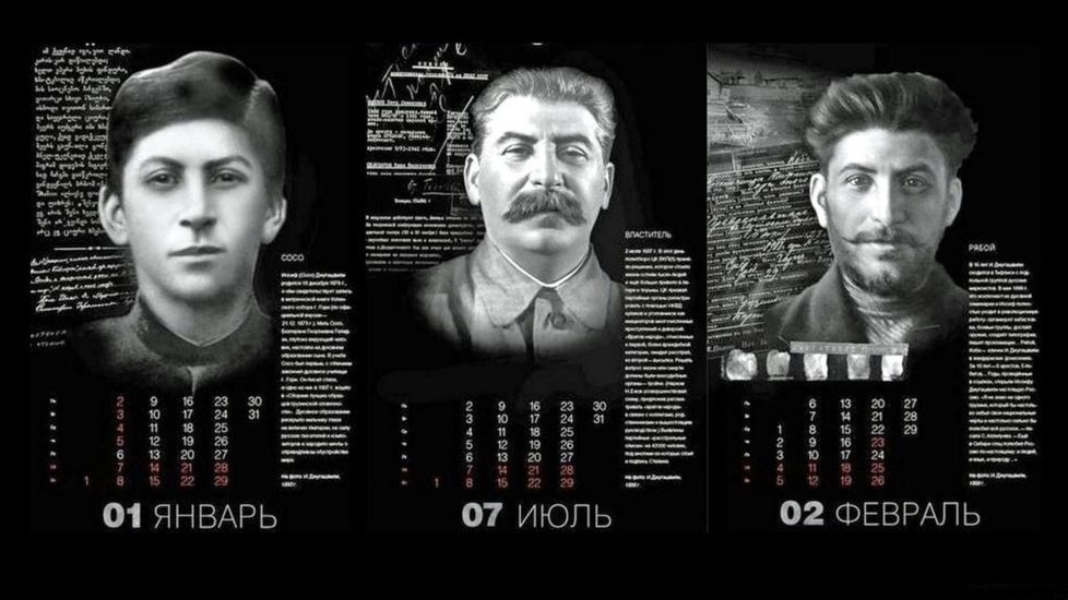 Zřejmě jako dárek pravoslavným věřícím k Vánocům vytiskla církevní tiskárna kalendář věnovaný komunistickému diktátorovi Josifu Stalinovi.