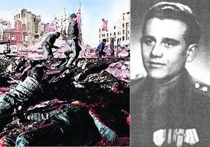 Eduard Picka popsal své válečné zkušenosti v projektu Paměť národa (vlevo bojovníci v rozbombardovaném Stalingradu).