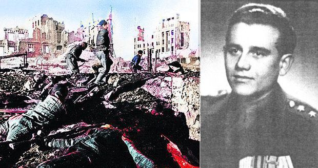 Eduard Picka popsal své válečné zkušenosti v projektu Paměť národa (vlevo bojovníci v rozbombardovaném Stalingradu).